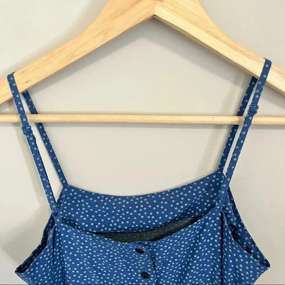 Levi’s Blue Polka Dot  Tie Waist Romper - Picture 8 of 10